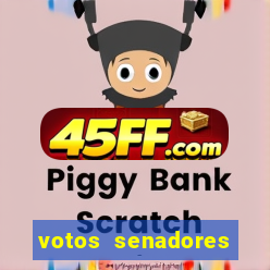 votos senadores impeachment moraes